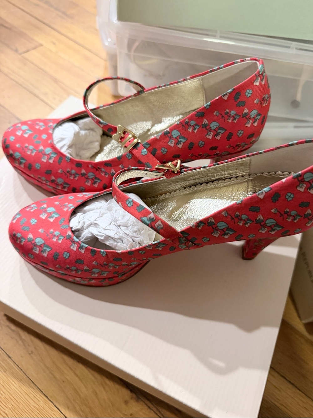 Miss Albright Mary Jane Heels size 7M NIB